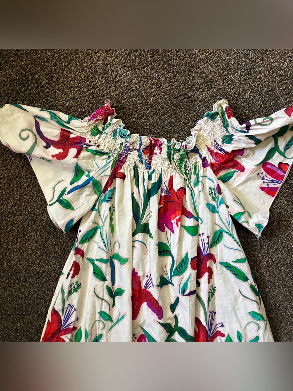 LA DoubleJ White Lily Capalbio Dress, Size XS - Picture 2 of 11